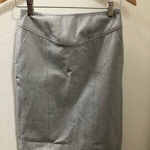 Grey Banana Republic Pencil Skirt, Size 0